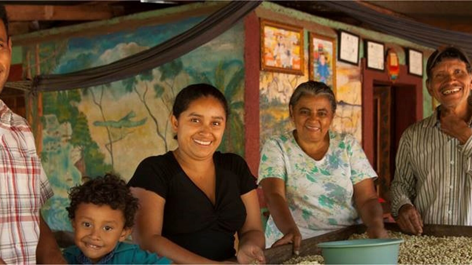 famille de producteurs prodecoop partenaires Lobodis au Nicaragua